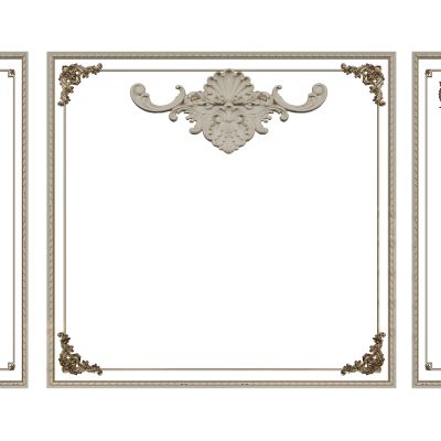 法式线条 雕花线条 构件线条 石膏线