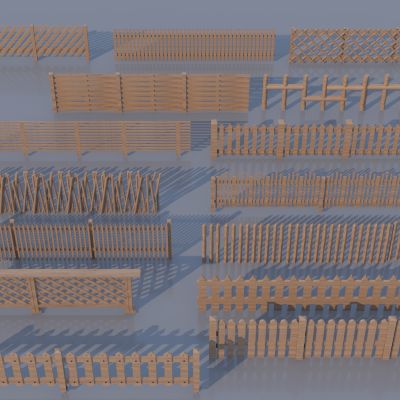 新中式实木栅栏 