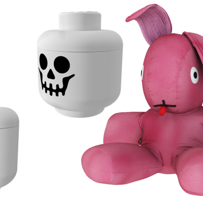 儿童玩具  毛茸茸玩具 兔子玩具 收纳罐 儿童室摆件组合  儿童玩具  儿童室摆件组合 骷髅头