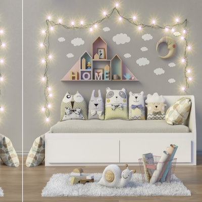 宜家模块化家具  玩具套装  儿童玩具  儿童室装饰配件 儿童室摆件 