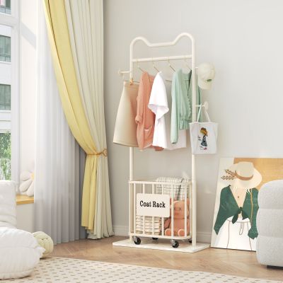 现代奶油风衣架