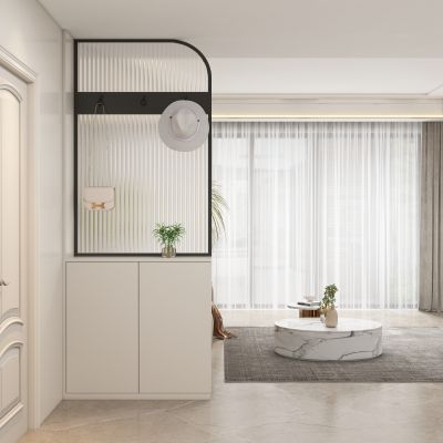 现代玄关隔断过道