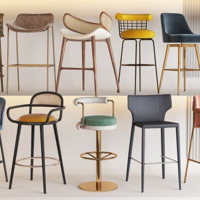 现代吧椅组合