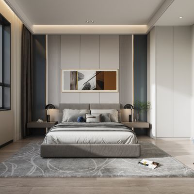 现代卧室