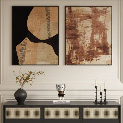 中古风侘寂风装饰画挂画