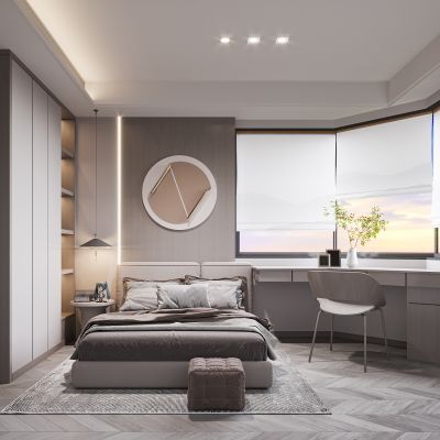 现代卧室