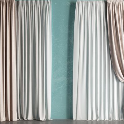 现代窗帘 纱帘