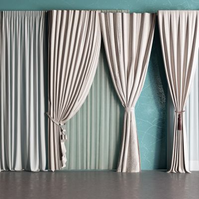 现代窗帘 纱帘