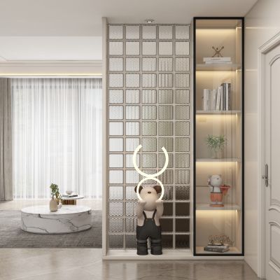 现代玄关隔断过道