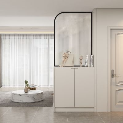 现代玄关柜隔断过道