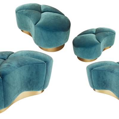  矮凳 布艺沙发凳 换鞋凳 簇绒凳 长凳 床尾凳 簇绒长凳 异形凳 欧式艺术凳子 美式儿童凳