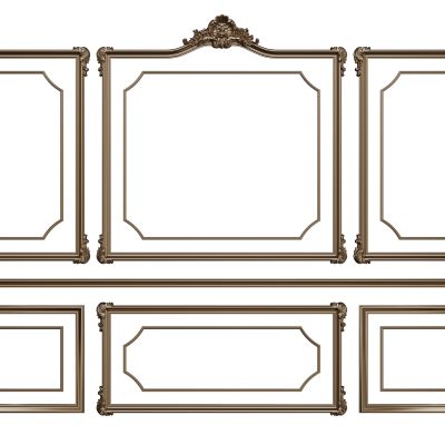 法式线条 雕花线条 构件线条 石膏线