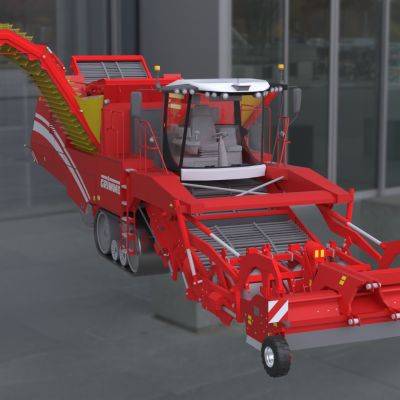 德国胡萝卜土豆采收割机格立莫Tectron415农业