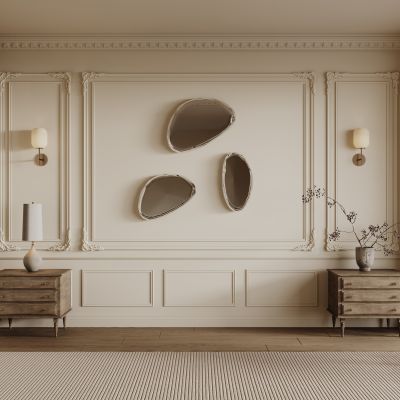 法式床头背景墙