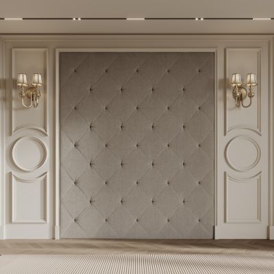 法式床头背景墙