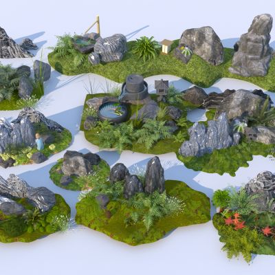 现代微地形组合