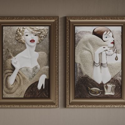 欧式装饰画 框画 挂画