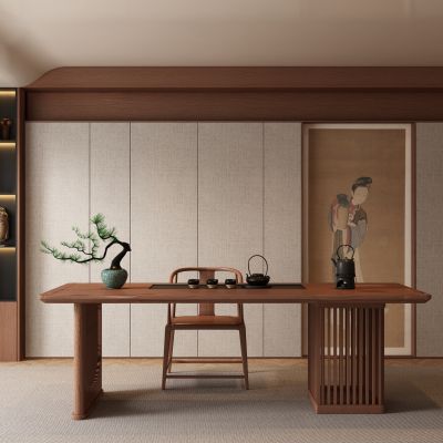 新中式茶室 茶桌椅