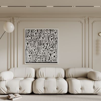 法式背景墙  构件线条 石膏线 雕花线条