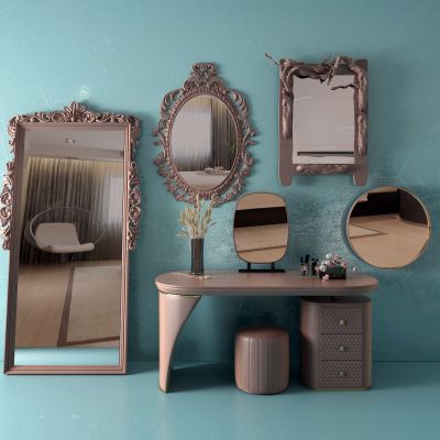 现代镜子 梳妆台