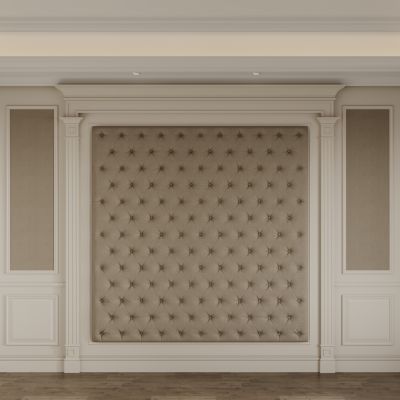 法式背景墙  构件线条 石膏线 雕花线条