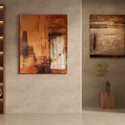 中古风侘寂风装饰画挂画