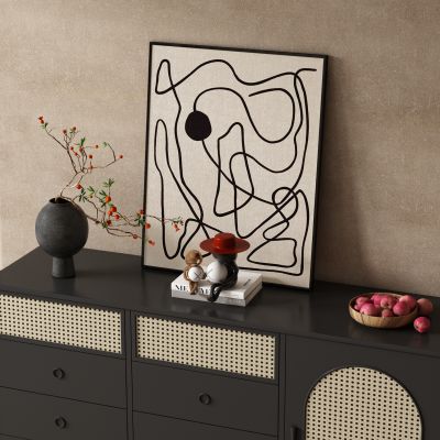 中古风装饰品摆件组合 花瓶  挂画