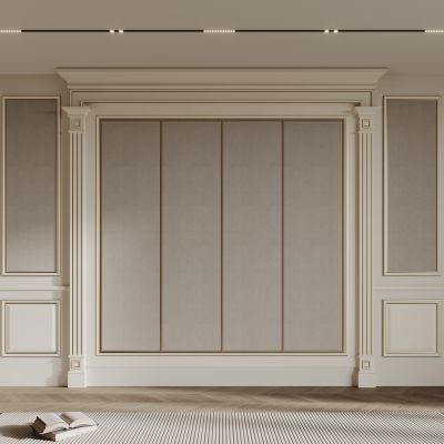 法式背景墙  构件线条 石膏线 雕花线条