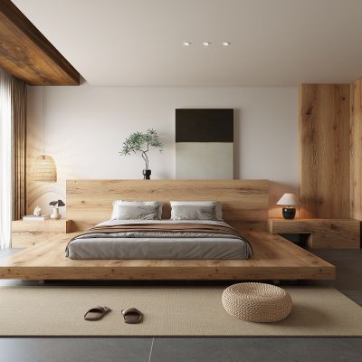 现代民宿客房3D模型