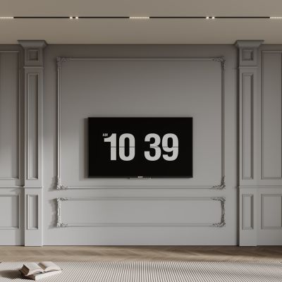 法式背景墙  构件线条 石膏线 雕花线条