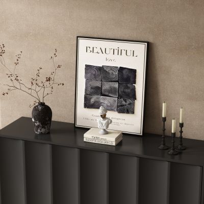 中古风装饰品摆件组合 花瓶  挂画