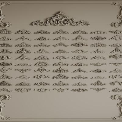 欧式雕花 雕花角花 雕花角花组合