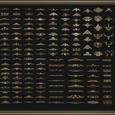 欧式雕花 雕花角花 雕花角花组合