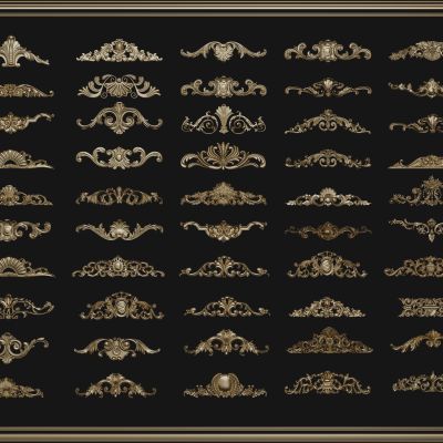 欧式雕花 雕花角花 雕花角花组合