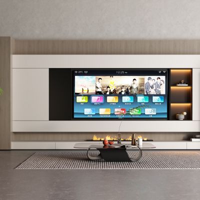 现代电视背景墙