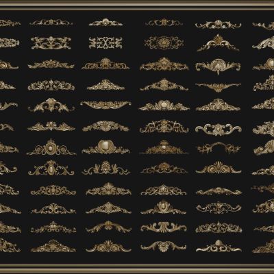 欧式雕花 雕花角花 雕花角花组合