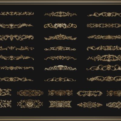 欧式雕花 雕花角花 雕花角花组合