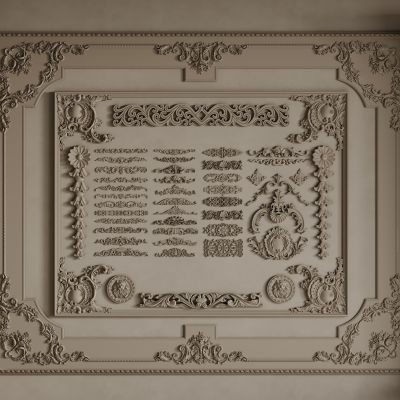 欧式雕花 雕花角花 雕花角花组合