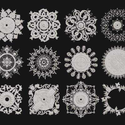 法式灯盘 雕花灯盘