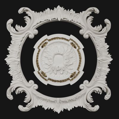 法式灯盘 雕花灯盘