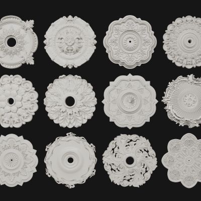 法式灯盘 雕花灯盘