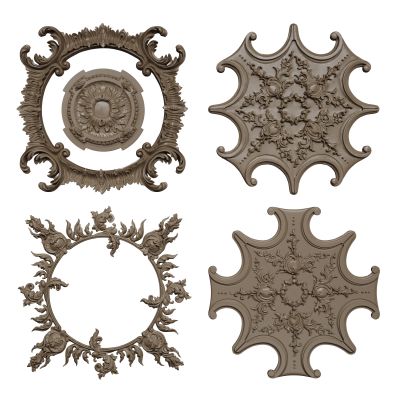 法式灯盘 雕花灯盘