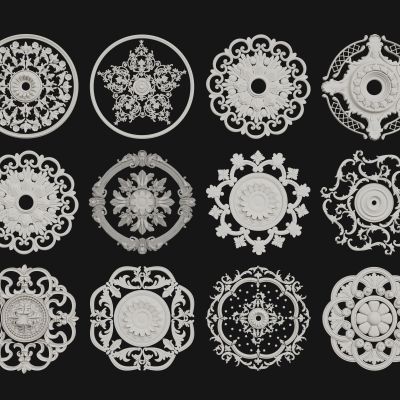 法式灯盘 雕花灯盘