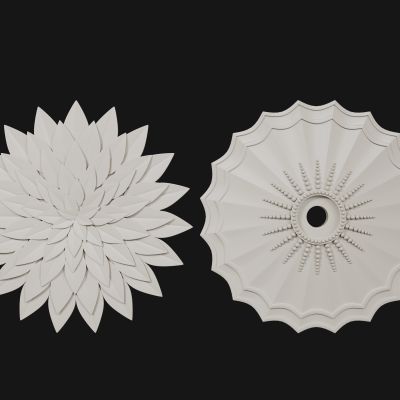 法式灯盘 雕花灯盘