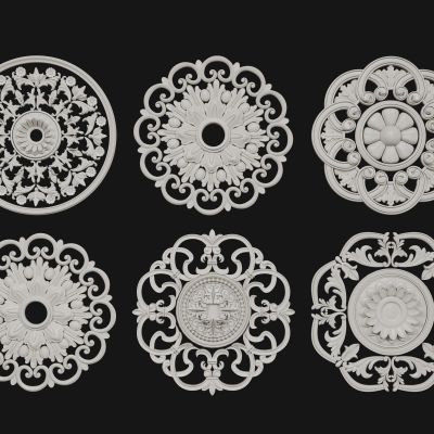 法式灯盘 雕花灯盘