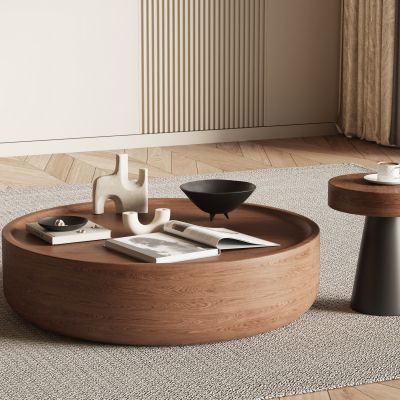 现代中古风茶几