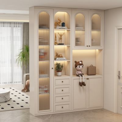 现代奶油风玄关柜 鞋柜