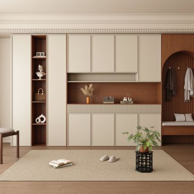 现代中古衣鞋柜 玄关柜 入户玄关柜