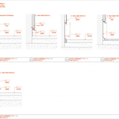 成品铝合金型材脚线收口