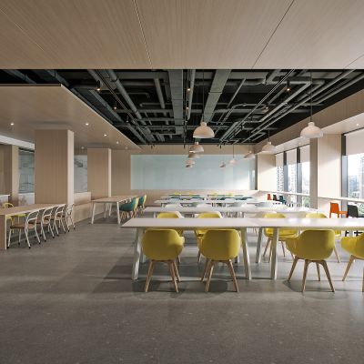 现代公司餐厅